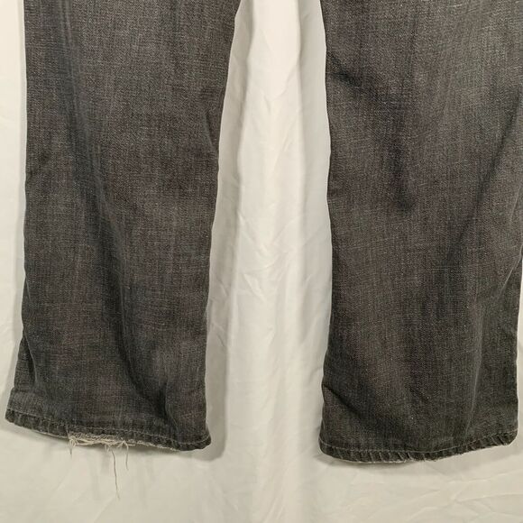 Stitch’s Jeans Women’s 33 Grey Bootcut Distressed Denim Bullet 100% Cotton - Picture 9 of 16